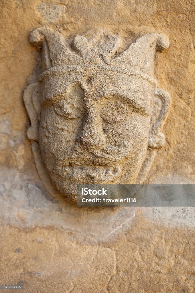 Escultura de cabeza - Foto de stock de Bufón libre de derechos