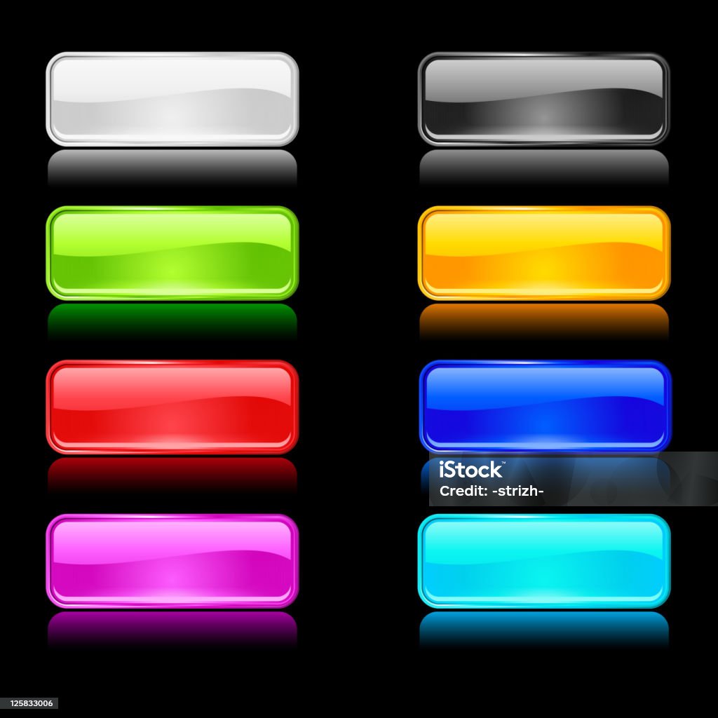 color buttons for internet  Backgrounds stock vector