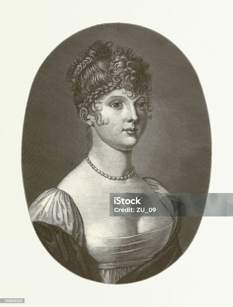 Queensize-Louise of Prussia (1776-1810 - Lizenzfrei Deutschland Stock-Illustration