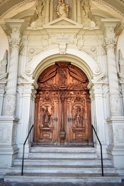 istock Luzern Church Door 1258338530