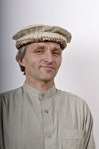 istock Caucasian Man in Pakistani Clothes Smiling 125835606