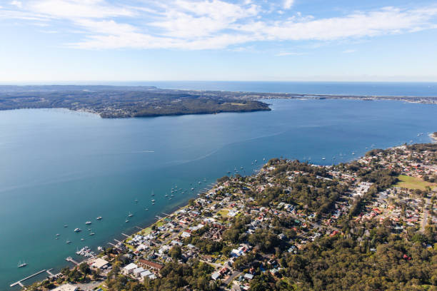 istock Lake Macquarie - aerial view NSW Australia 1258356979
