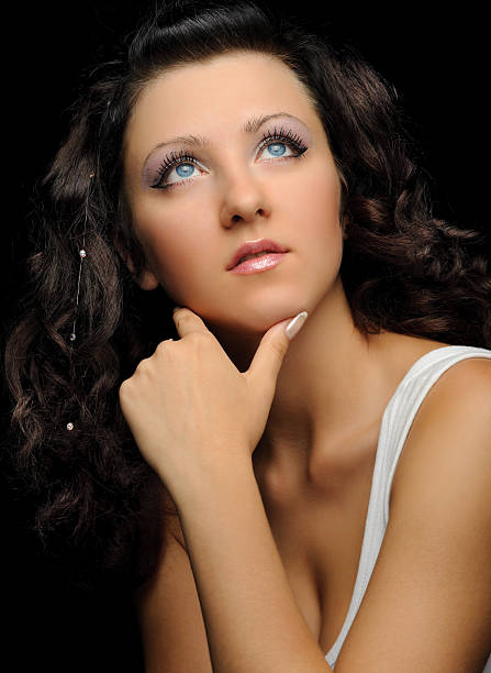 istock The beautiful girl 125837373