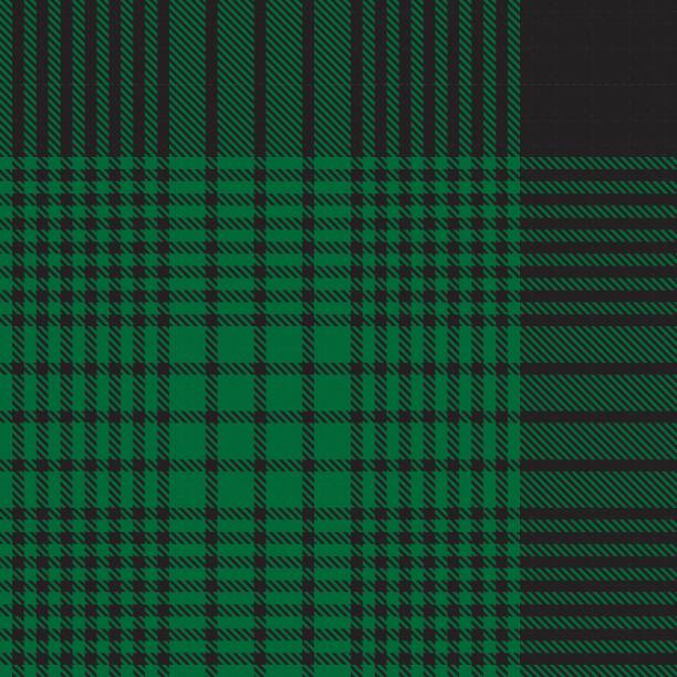 Green Glen Plaid Tartan Seamless Pattern Green Glen Plaid, tartan seamless pattern suitable for fashion textiles and graphics tartan army stock illustrations