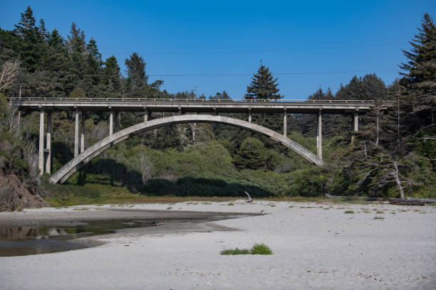 istock Bridge over the Jug Handle Creek in Fort Bragg 1258475078