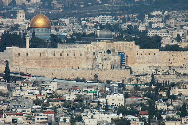 восточный иерусалим - el aqsa стоковые фото и изображения