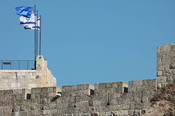istock Israeli Flag in Jerusalem 125854025