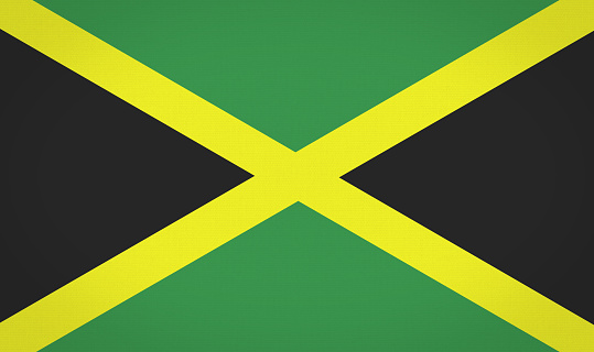 Highly Detailed Flag of Jamaica