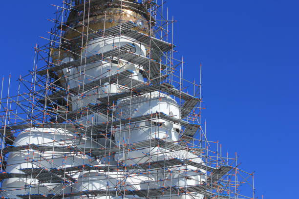 istock Big Buddha statue on the mountain 1258599256