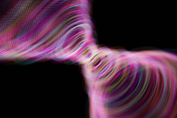 Detailed high resolution stock photo background created with particles designed to represent a variety of concepts including science, mathematics, technology, etc.. Also useful as a psychedelic or abstract art background for a number of non-technical themes.