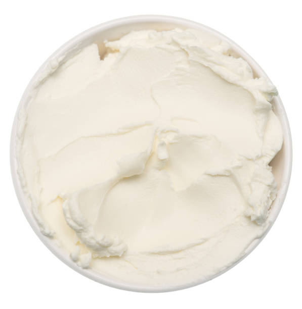 crème dans un bol - yogurt greek culture milk healthy eating photos et images de collection