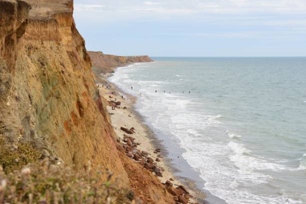 istock Compton Chine coastline at the Isle of Wight. 1258675236