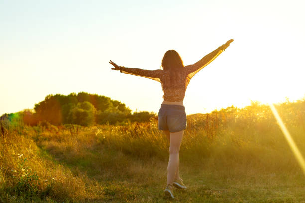 istock Young hippie woman 1258704852