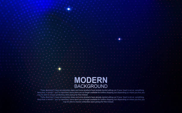 istock Abstract design in dark blue color, dim circle drawn mosaic 1258708632