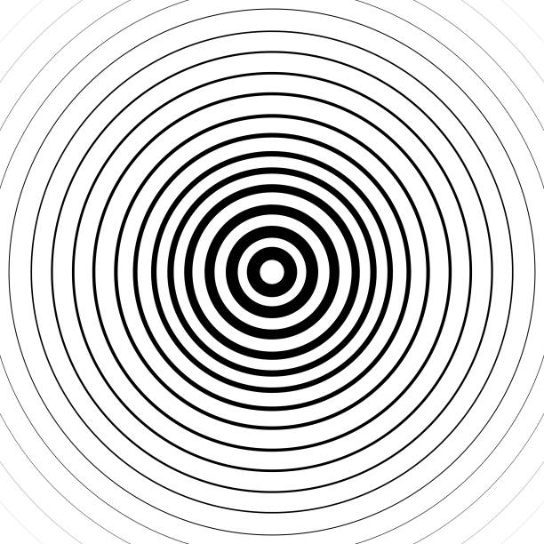 Abstract black circle spin on white background. Abstract black circle spin on white background. radio borders stock illustrations