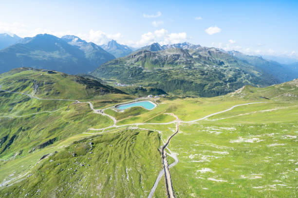 istock Idyllic summer landscape in the Alps 1258729910