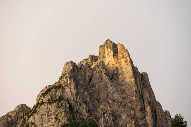 cima 11 and cima 12 inside Dolomites, seen by Pozza di Fassa, Italy
