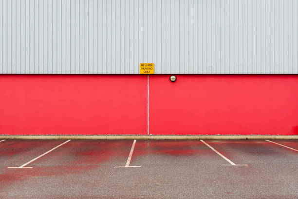 istock Reverse Parking only sign on a building wall 1258817700