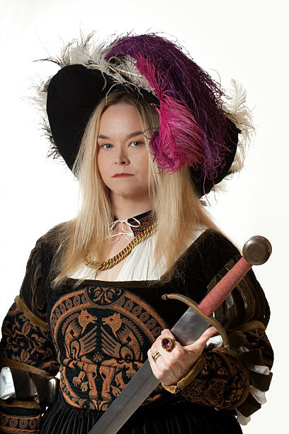 istock Renaissance woman portrait 125881989