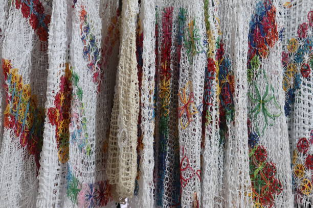 istock Set of shirts with embroidery from Alagoas. 1258855112