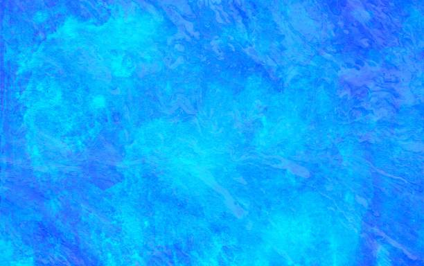 istock Blue abstract watercolor painted background 1258877353