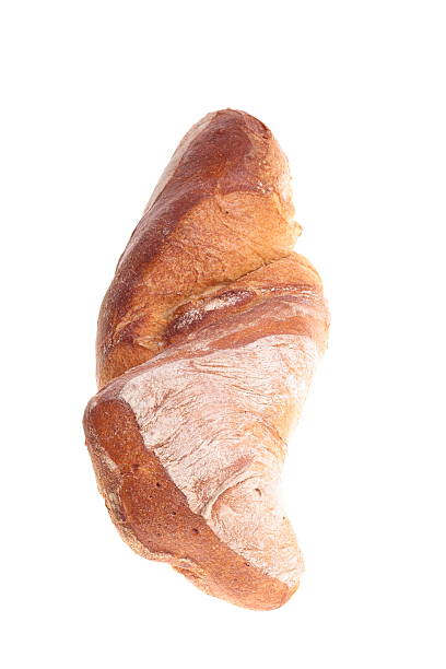istock Traditional homemade round bread isolated 125888228