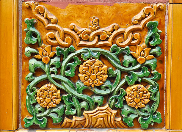 istock colorful chinese wall ornament 125888249