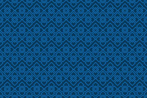 Vector illustration of Seamless Pattern with abstract Vector