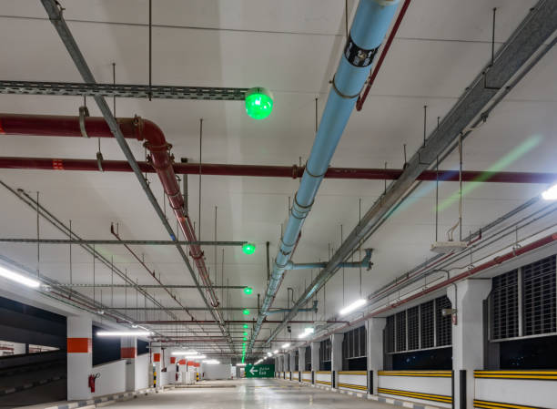 istock Empty parking in a shopping mall 1258933710