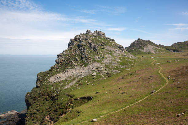 istock Valley of Rocks cliff coastal path near Lynton Devon UK 1258942270