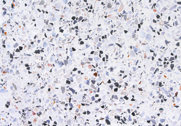 istock Patterns of multicolor terrazzo floor texture ,Black ,gray or white background 1258949080