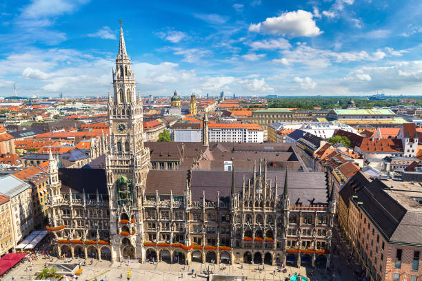 istock Aerial view of Munich, Germany 1258955549