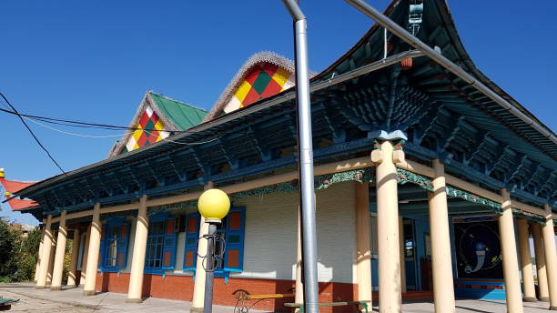 istock Dungan Mosque in Karakol, Central Asia 1258968922