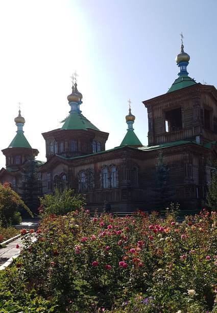istock Holy Trinity Russian Orthodox Cathederal, Karakol 1258971771