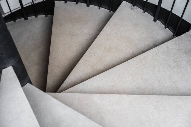 istock floor of spiral staircase 1258985832
