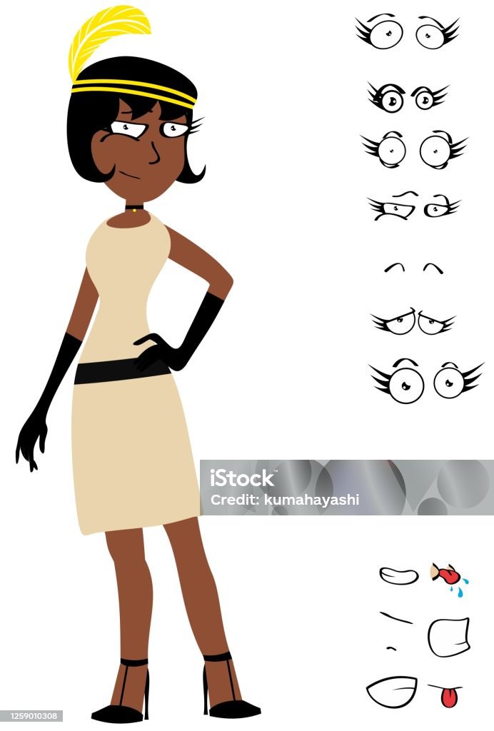 Ilustración de Moda De Los Años 20 Bastante Afro Chica Expresiones De Dibujos Animados Colección De Conjuntos y más Vectores Libres de Derechos de 1920 - iStock Ilustración de Moda De Los Años 20 Bastante Afro Chica Expresiones De Dibujos Animados Colección De Conjuntos y más Vectores Libres de Derechos de 1920 - iStock