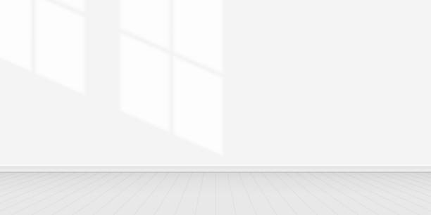 istock wall room white with light shine from window, wall interior of house living room, interior wall empty space, white gray wall, copy space 1259018483