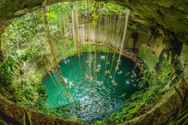 Ik-Kil Cenote, Chichen Itza, Mexico