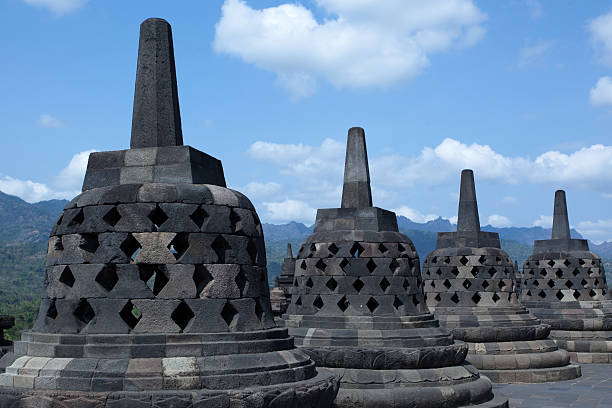 istock Stupa at Borobudur Temple 125903889