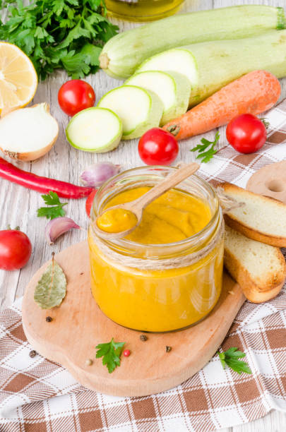 istock Squash caviar with carrot , tomatoes , onion and garlic 1259063311