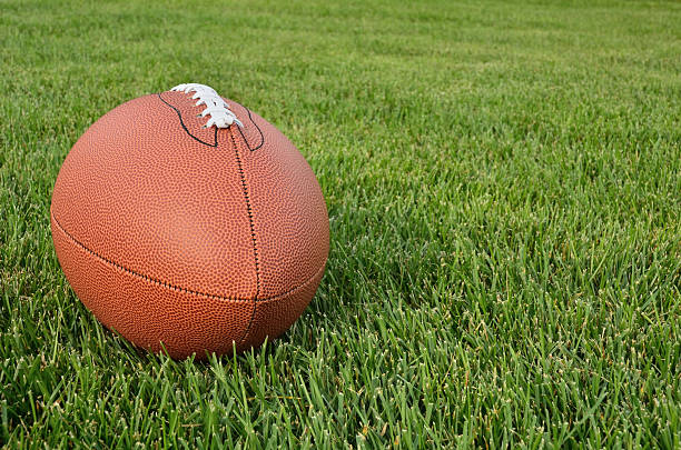 istock American Football on Grass Field 125909360