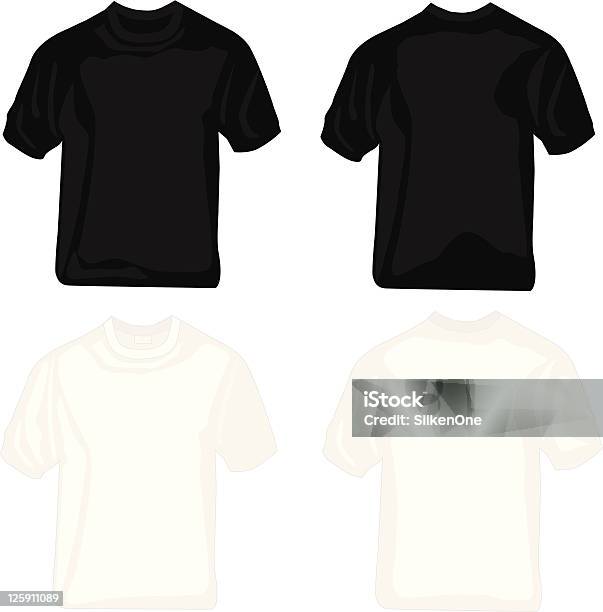 ブラックとホワイトの T シャツ - Tシャツのベクターアート素材や画像を多数ご用意 - Tシャツ, くつろぐ, イラストレーション