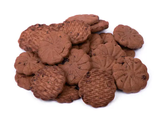 Photo of Group of thin chocolate cookies