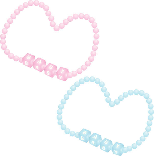Baby Bracelets  baby bracelet stock illustrations