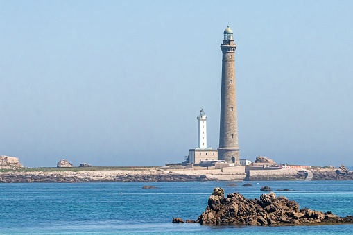 The Île Vierge lighthouse is a maritime lighthouse built on an islet called “Île Vierge”, 1.4 km from the locality of Kastell Ac'h, on the Breton coast. It is located in Finistère and administratively depends on the municipality of Plouguerneau. This lighthouse has been classified as a historical monument since May 23, 2011