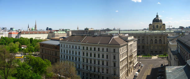 istock Panoramic view over Vienna's city center, Austria 1259134529