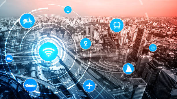 istock Smart transport technology concept for future car traffic on road 1259140871