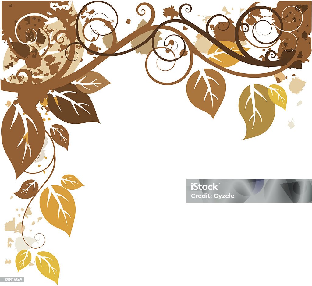 design de Outono - Royalty-free Amarelo arte vetorial