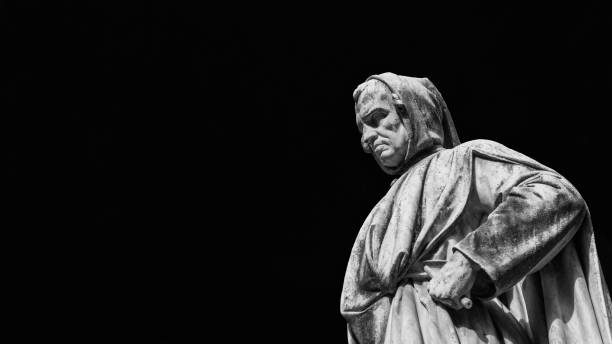 istock Nicola Pisano medieval architect (Black and White with copy space) 1259172335