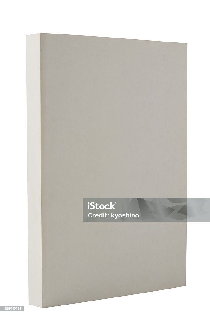 Aislado fotografía de Libro Blanco en blanco sobre fondo blanco - Foto de stock de Abstracto libre de derechos